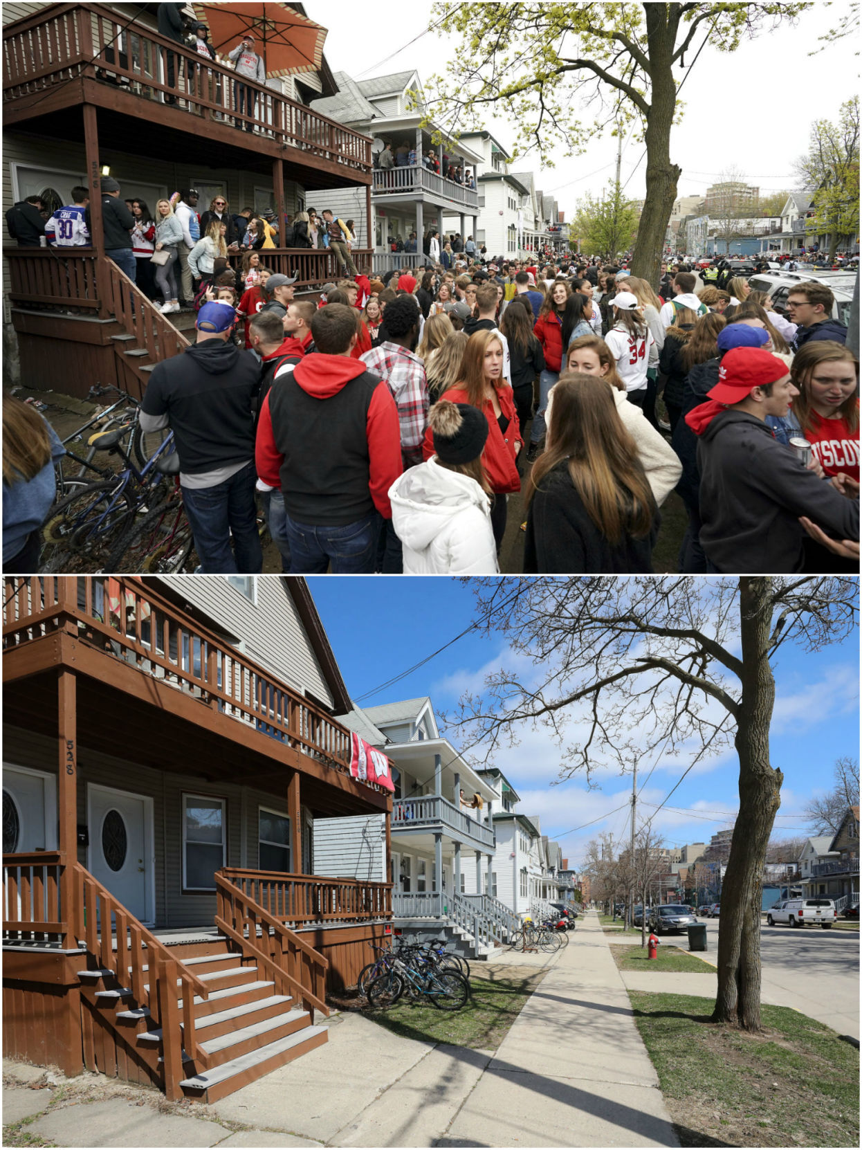 Mifflin Street before and after
